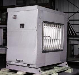 MODEL AH Sterling evaporative coolers are available as stand alone units or factory assembled arrangements including a Sterling air handler.
