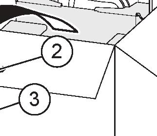 Remove the retaining straps from the carton. Open the four carton flaps and unpack as follows:. Remove items to 7 from the cardboard tray.. Remove the wall mounting frame and cardboard tray together.