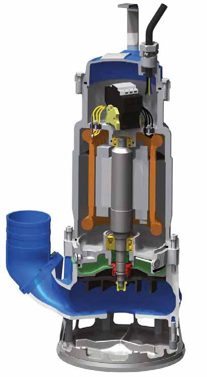 Submersible Sludge Pump Type ABS JS Submersible sludge pump type ABS JS is excellent for pumping dirty water and water mixed with solids.