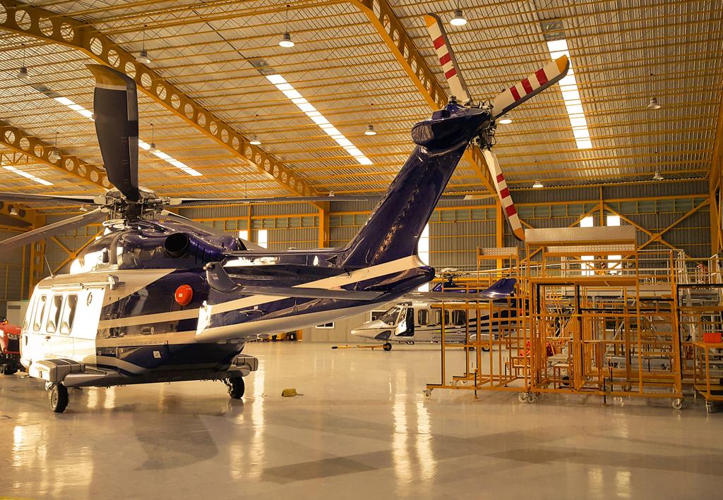 COMMERCIAL MRO WITH HELICOPTER fuselages so low to the ground, these aircraft require special attention to detector mounting and field of view (FOV) to ensure coverage under, over, and between