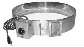 Drum Heaters - D Application D130 drum heaters are a portable lightweight heat source designed for a standard 45 gallon drum but versatile enough for use on any similar sized vessel where quick,