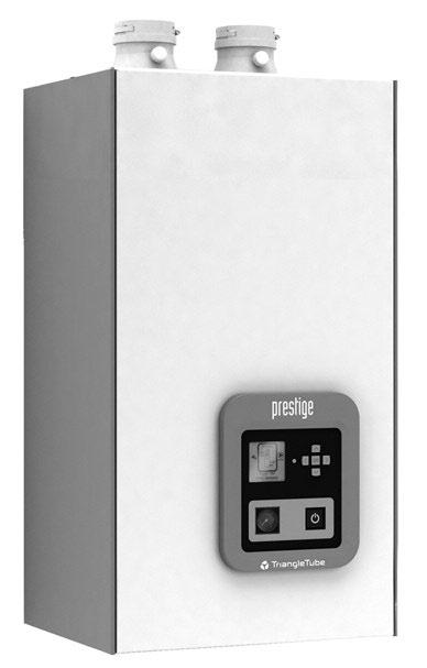PRESTIGE CONDENSING WALL MOUNTED BOILER - - - - - - 95% AFUE Fully modulating Natural gas or propane Stainless steel