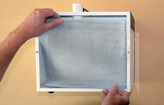 This number can vary depending on the amount of zirconia material milled and extracted. To change the HEPA filter: 1.
