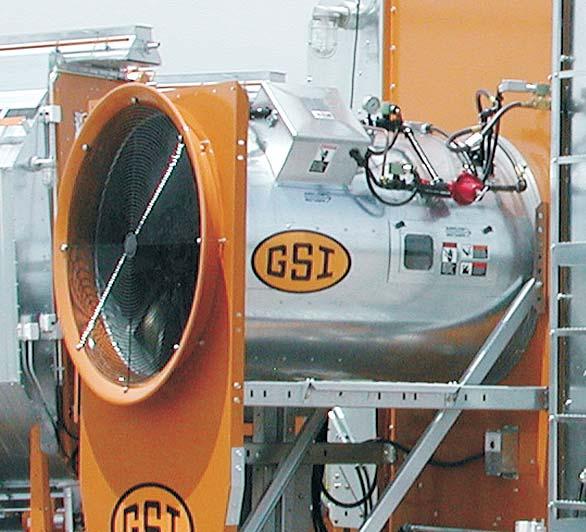 All GSI dryers feature easy-to-use and state-of-the-art controls, heavy-duty galvanized steel construction, and industrial grade electrical components.