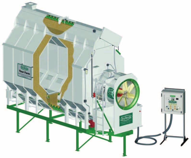 Sukup Dryer 9 Features 8 10 11 5 12 6 7 3 4 1 1 2 13 14 1 Sukup s exclusive, patented Quad Metering Roll system reduces over-drying, minimizes grain damage and maintains grain quality.