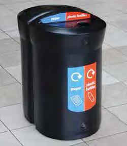With the option of either a 110 litre or 90 litre bin throughout the range, Envoy can accommodate a large volume of waste to reduce the need for frequent emptying.