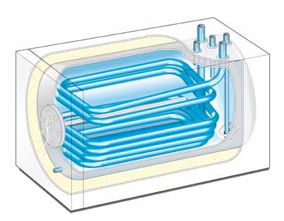 New A system with plenty of room for new features Base reservoir Weishaupt Aqua Bloc 155 Even where space is at a premium, the new WAB 155 base reservoir enables the convenience of unlimited hot