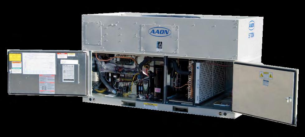Ease of Service AAON equipment is designed from concept to completion with minimum service time as a primary factor.