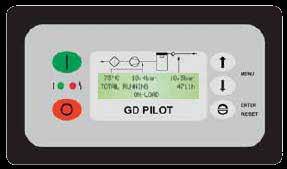 High modern control system GD Pilot control system for reliability and simplicity of operation.