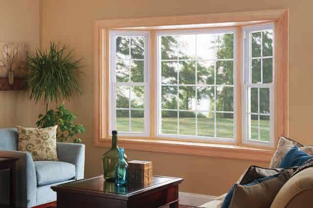 PREFERRED BAY & BOW WINDOWS Silver Line 70 Series bay and bow windows help create a bright, open room.