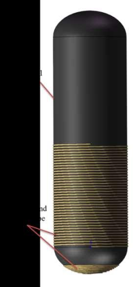 Air Source Heat Pump Water Heater Tube Diameter (mm) # of turns Tube