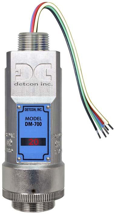 INSTRUCTION MANUAL Detcon DM-700 Toxic Gas Sensors DM-700 O 2 Deficiency Sensors This manual covers all ranges of electrochemical and O 2 deficiency sensors offered in the