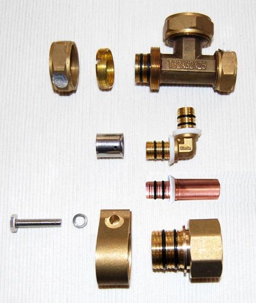 10 3.0 - Connections & Fittings Multi-Flex Pipe Systems manufactures a wide range of fittings. Press fittings, compression fittings and clamp fitting are used for a vast range of applications.