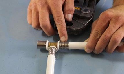 Step F: Visually inspect the fitting, and test the crimp with the crimp tester tool if needed.