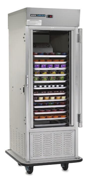 AIR CURTAIN REFRIGERATOR Two Hour Hold Time and Horizontal Air Flow are the Industry s Best Maintains proper chilled food temperatures up to two hours even with open doors.
