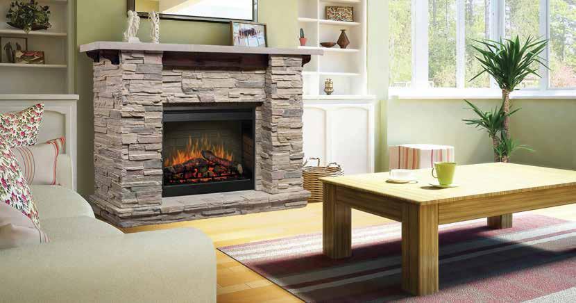 complete suites Featherstone The Featherstone fireplace suite will create the relaxed mood of a mountain lodge in any room you