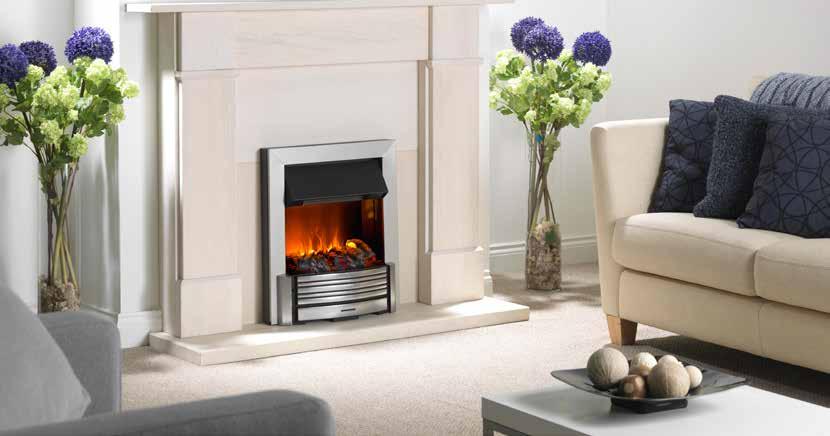 opti-myst 3D fires Sacramento The Sacramento offers unrivalled elegance and style. With a polished chrome finish, and sleek solid lines, this is a truly striking addition to your home.