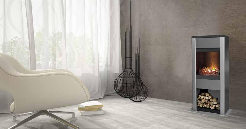 opti-myst 3D fires Cubic Taking inspiration from industrial interior design trends, the Cubic is a striking piece that combines form and function.
