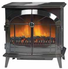 The ideal alternative to gas or wood, the Stockbridge offers incredible realism without the costly installation or safety concerns of traditional stoves.