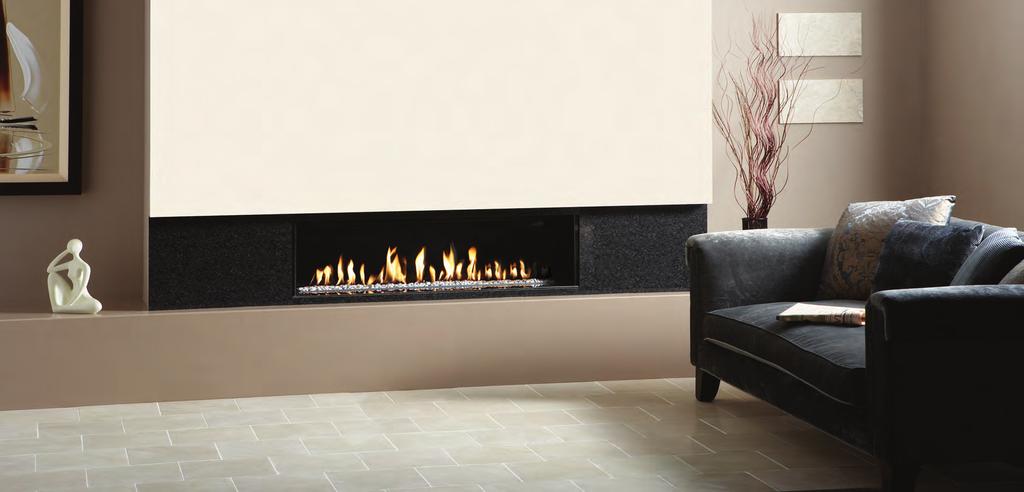 STUDIO GAS FIRES Studio 3 Open Fronted Edge, Polished Black Granite lining and white stone fuel bed DISTRIBUTED BY Head Office & Showroom 12 Tawari Street Mt Eden,