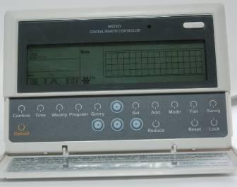 Central controller CCM09 Feature: Central controller with weekly timer function; Function: Basic control