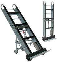 U/M 81560 41 Aluminum Appliance Hand Truck with Stair Climber Frame padding Load rating of 800Ibs Overall height 60 Approximate width: 24 6 x 2 wheels made of solid rubber with oilless bearing Cwip #