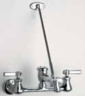 31 998-RCF Pail Hook Service Sink Faucets 445-PVBCP 540-LD897SCP 445-PVBCP 3-8-3/8 Adjustable Arms with Integral Check and Shut-off Stop, Spill Resistant Pressure Vacuum Breaker, for
