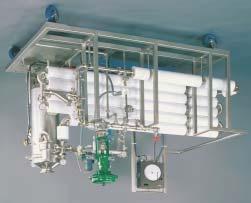This heater is rated for capacities up to 150 pounds of steam per hour and liquid flows as low as 1/2 gallon per minute.