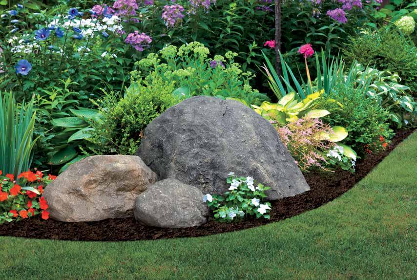 d. b. a. FIBERLITE LANDSCAPE ROCKS Providing the perfect cover. There are some things that naturemade rocks can t do, like provide cover.