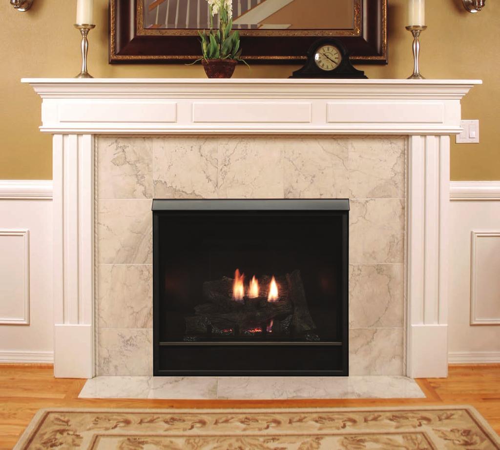 Deluxe Clean-Face Direct-Vent Fireplaces With their louverless fronts and edge-to-edge viewing area, these Madison clean-face fireplaces serve as the ideal focal point for any new construction or