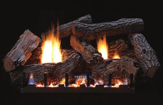And when you are ready for bed, just flick the switch to turn it off no waiting for the embers to die down. Our Vented Slope Glaze Burners are rated at up to 75,000 Btu to create taller flames.
