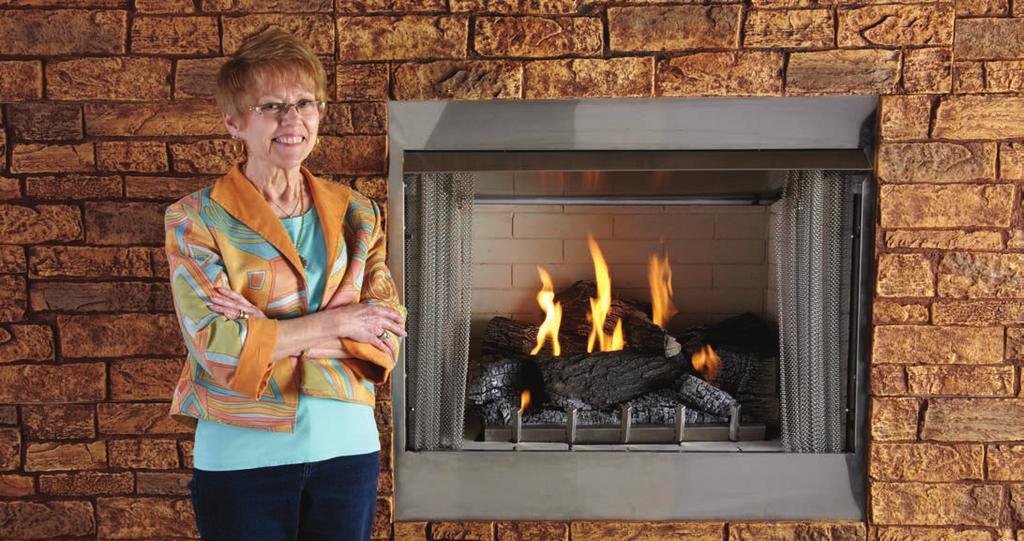 Outdoor Fireplace Systems These special outdoor products are named for customer service manager Carol Rose Burtz, who has been with Empire for more than 55 years.