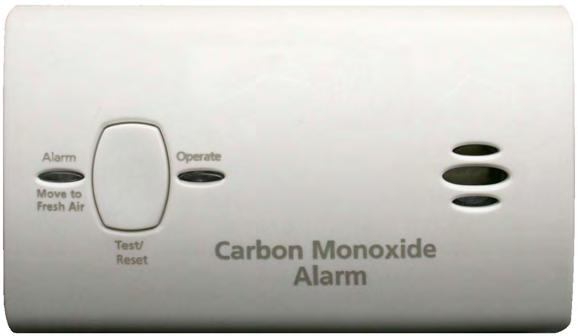 BATTERY OPERATED CARBON MONOXIDE ALARM 21025778 (SINGLE) 21025788 (6 PACK) KN-COB-LP2 BATTERY OPERATED (3AA S INCLUDED) Provides protection during power outage.