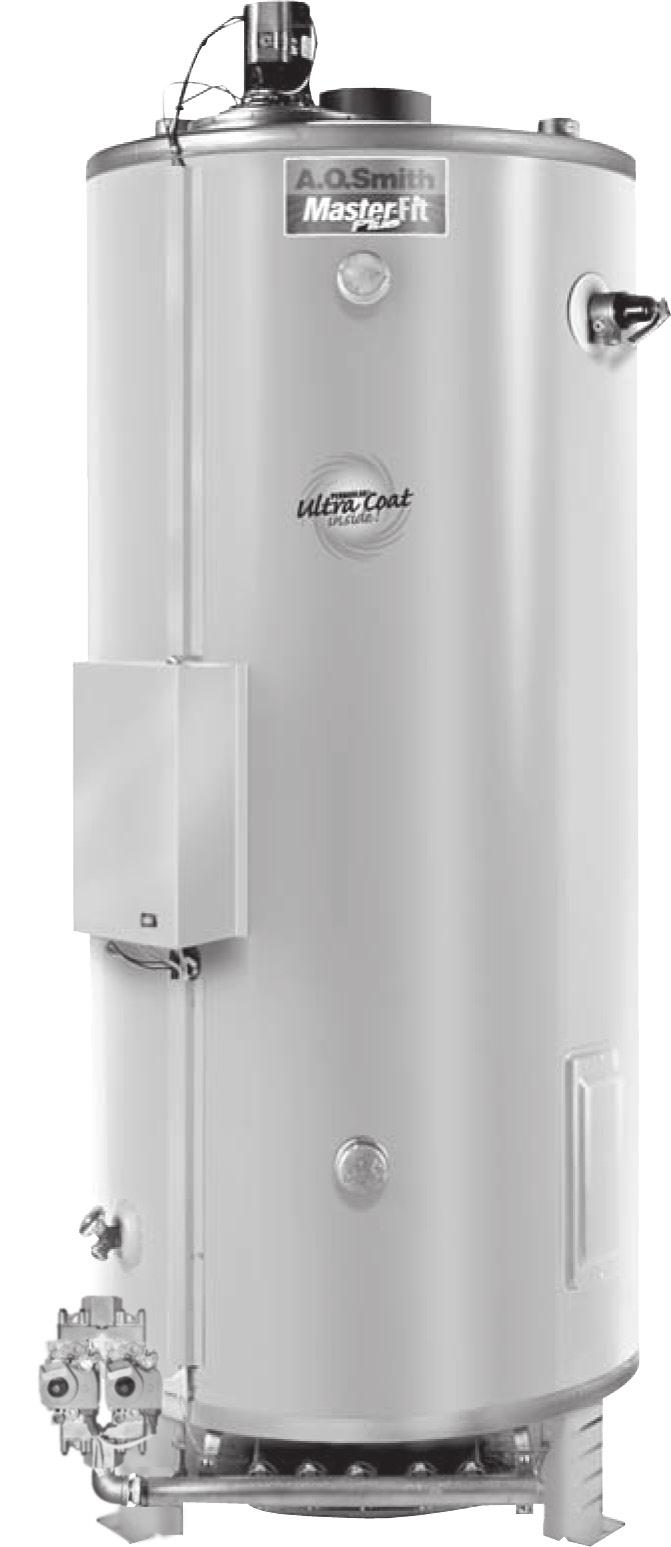 Instruction Manual commercial gas water heaters MODELS BTR 500 SERIES 120/121 INSTALLATION - OPERATION - SERVICE - MAINTENANCE - LIMITED WARRANTY WARNING: If the information in these instructions is