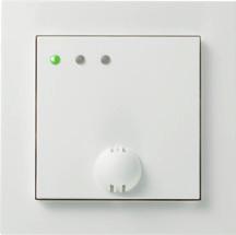 CO2 «WRF06 CO2 Flush mounting sensor for detection of CO2, temperature (optional) and relative humidity (optional) in room and office spaces. Fits into switch frames 55x55 mm.