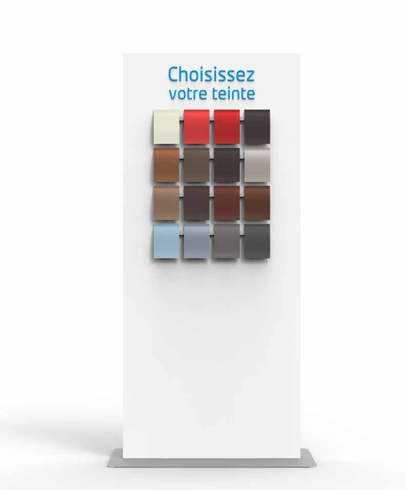 The multi-brand showroom - Colour palette The palette of bodywork shades: To configure a vehicle and choose a finish, the colour palette is displayed in the showroom near to the sales