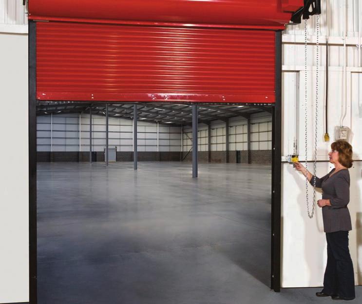 Safety The FireStar door can be drop tested easily and reset in a matter of seconds at any time; no tools or service technicians are required.