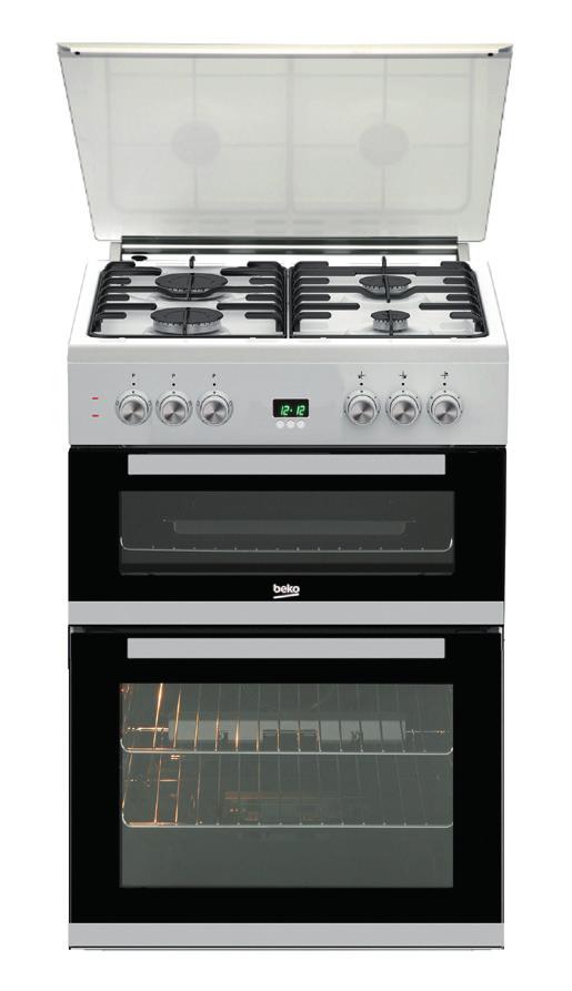 Cookers BCSP50W/X 50cm Single Oven Conventional Main Oven 60L EDG6L33W 60cm Double Oven BCDVG505W 50cm Double Oven BCDG50W 50cm Twin Cavity ESG611W 60cm Single Oven BCSG50W 50cm Single Oven 72L 61L