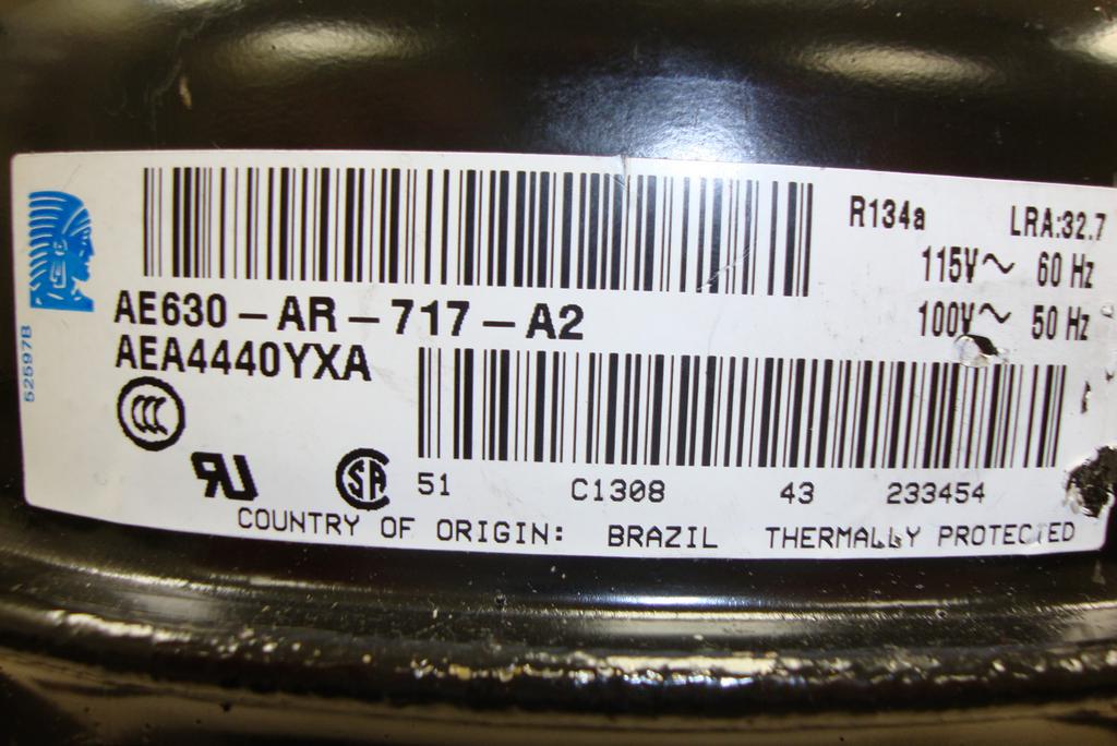 Picture of the Compressor Tag