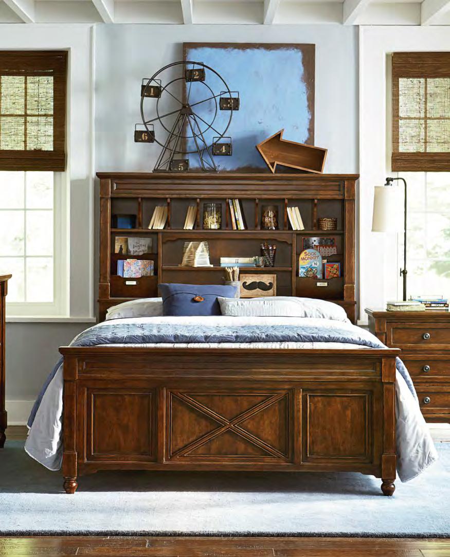 VISTA POINT BOOKCASE BED, FULL