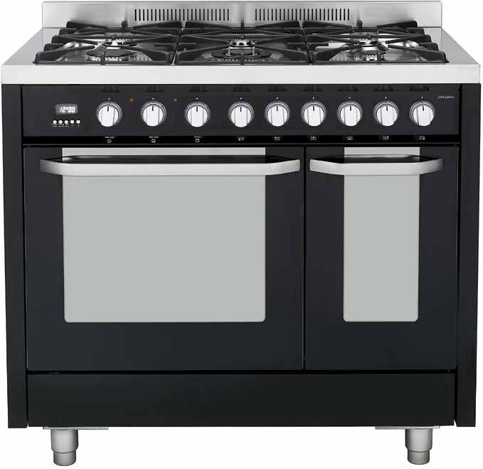 multi-function 100cm range cooker JLRCSS114 (stainless-steel) Stock number 866 80119 JLRCBK115 (black) Stock number 866 80120 Some products available to view online only.