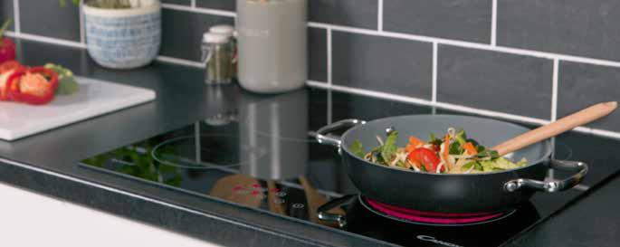 CH64 C/2 60CM CERAMIC HOB Residual heat indicators provide added safety so you know if a ceramic zone is still hot and not to touch it. 4 Highlight zones 1 x 220mm - 2.3kW 1 x 190mm - 1.