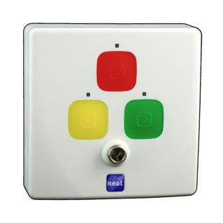 WALL WALL MOUNTED CALLING DEVICES NT-112565 NT-112563 WALL products are designed for use in nursing homes or outpatient care areas. Communicate with other devices via radio or via cable.