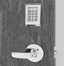 All programming is done at the door using the keypad with functions selected by the user according to opening requirements.