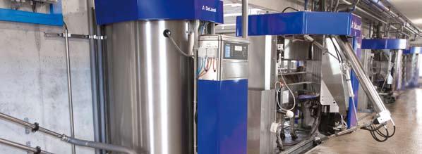 Milk cooling solutions for VMS DeLaval buffer solutions Enabling 24/7 operation On VMS farms, long pauses while the tank is being emptied and cleaned cause production drops due to less time for