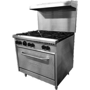 full angle iron frame, crown angle trim, stainless steel top, front and sides, 32" stainless steel legs, 85,000 BTU, cetlus, NSF,NATURAL GAS****USED**** SX Series