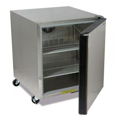 Undercounter; Front Breathing; 3" Casters SKR27A/C10