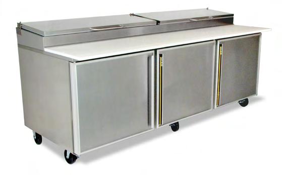 Front Breathing with Drawers; 5" Casters 72 Raised Rail; Front Breathing