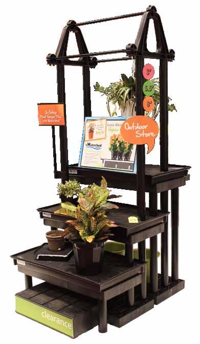 3-Step Plant Hanger Plus with Waterbed