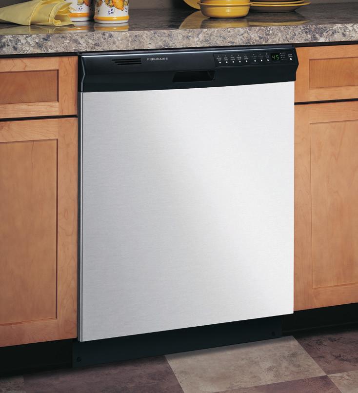Tall-Tub Design Our large capacity, tall-tub dishwasher fits up to 12 place settings so you can wash more at once.